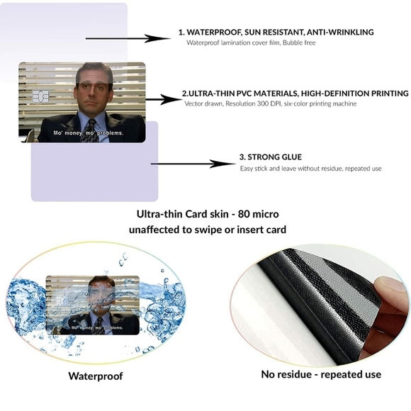 💚2/$20 Hello Kitty Credit Card Skin Sticker - Picture 2 of 5